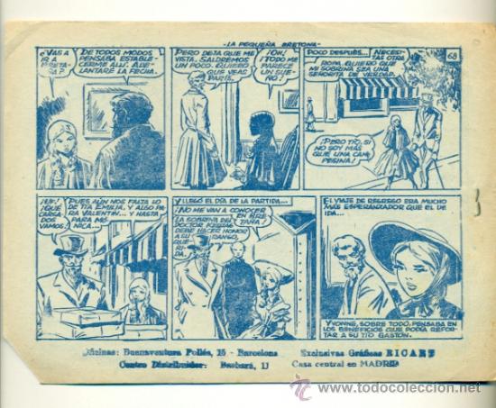 Tebeos: SENTIMENTAL N&ordm; 68 - ORIGINAL RICART 1 PTS. - Foto 2