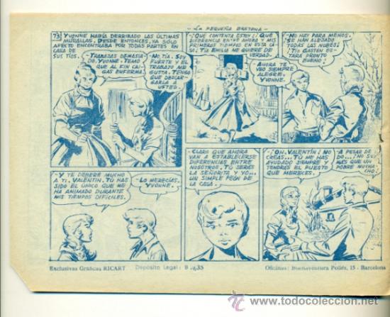 Tebeos: SENTIMENTAL N&ordm; 73 - ORIGINAL RICART 1 PTS. - Foto 2