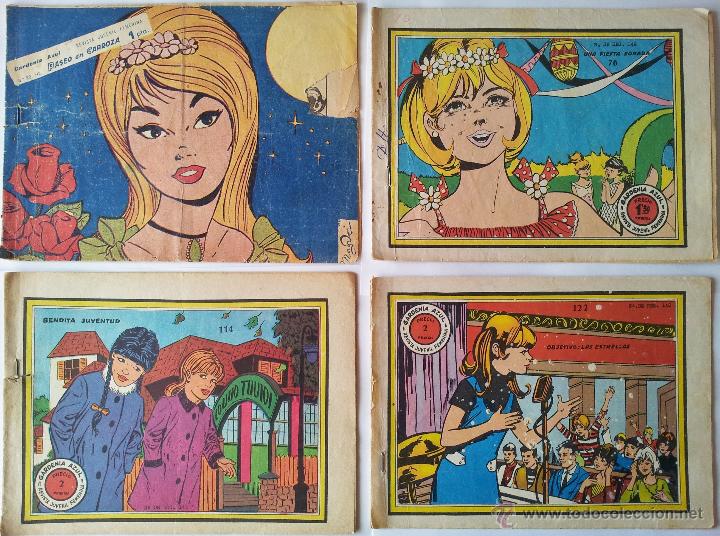 Giornalini: COLECCI&Oacute;N GARDENIA AZUL, LOTE DE 4 N&ordm;s. 18, 76, 114, Y 122, EDICIONES RICART.
