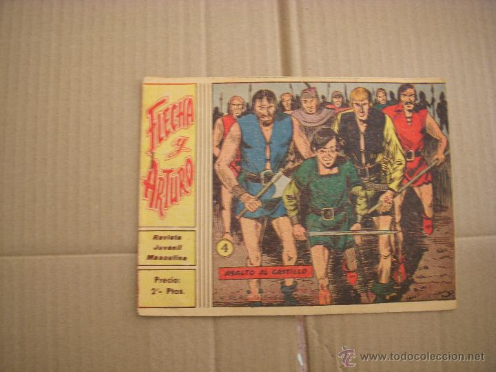 Tebeos: FLECHA Y ARTURO N&ordm; 4, EDITORIAL RICART - Foto 1