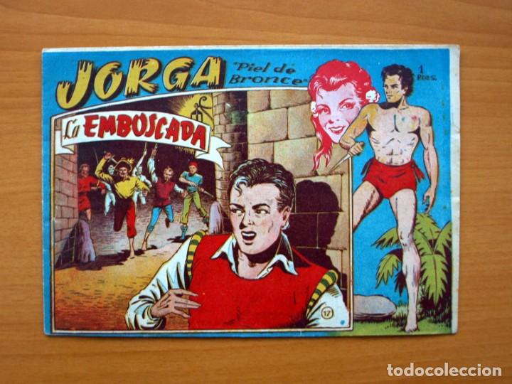 JORGA PIEL DE BRONCE - Nº 17 LA EMBOSCADA - EDITORIAL RICART 1954 (Tebeos y Comics - Ricart - Jorga)