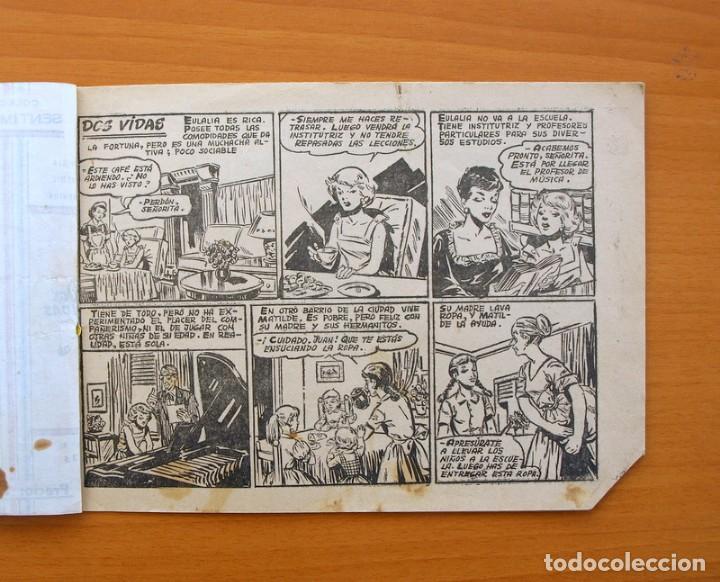 Tebeos: Colecci&oacute;n Sentimental - n&ordm; 3 Dos vidas - Editorial Ricart - Foto 2