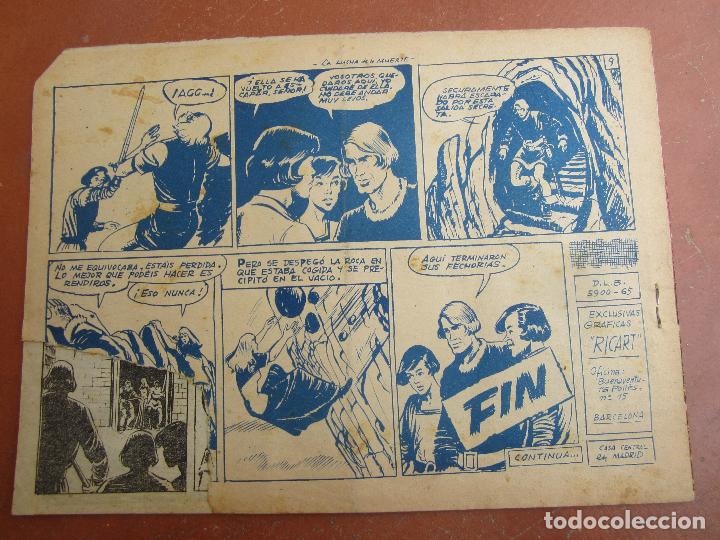 Tebeos: flecha y arturo , numero 9 , la lucha de la muerte , , badia , original de 2 pesetas , ricart 1956 - Foto 3 - 120056435