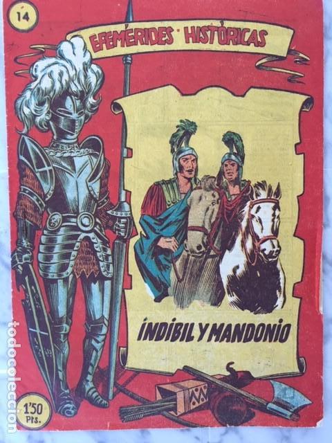 Tebeos: EFEMERIDES HISTORICAS N&ordm; 14 - INDIBIL Y MANDONIO - Foto 1