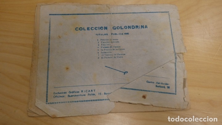 Tebeos: COLECCI&Oacute;N GOLONDRINA. EL PROFESSOR DE VIOLIN - Foto 2