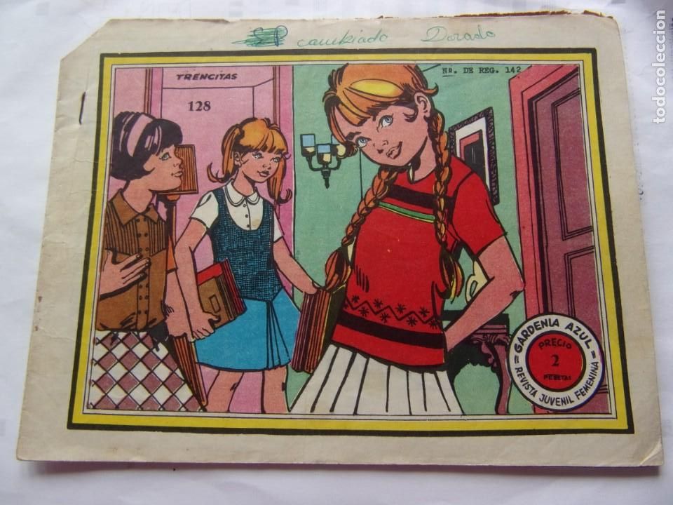 Tebeos: Gardenia azul- n&uacute;m. 128 - trencitas - Foto 1