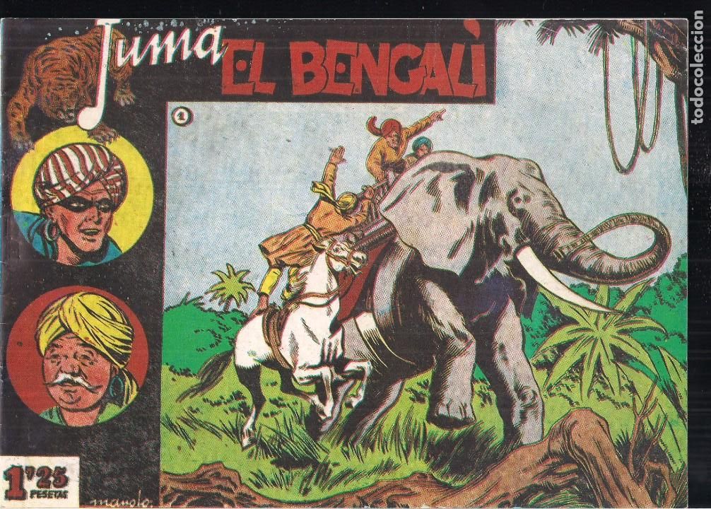 Tebeos: JUMA EL BENGALI COMPLETA 12 NUM. REEDICION - Foto 1
