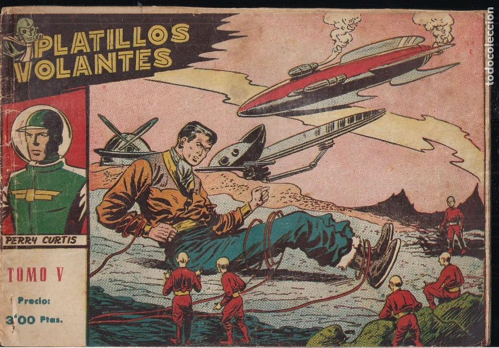 Tebeos: PLATILLOS VOLANTES COMPLETA. 5 TOMOS - Foto 9