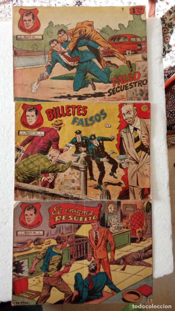 MARK CLAYTON ORIGINALES NºS -- 4,6,7 EDI. RICART 1954 (Tebeos y Comics - Ricart - Otros)