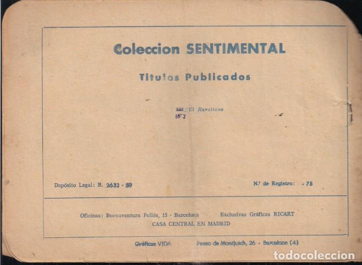 Tebeos: SENTIMENTAL N&ordm; 323: EL REVOLTOSO - Foto 2