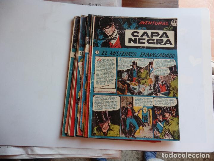 CAPA NEGRA 17 CUADERNILLOS RICART 1953 ORIGINAL COLECCION COMPLETA (Tebeos y Comics - Ricart - Otros)
