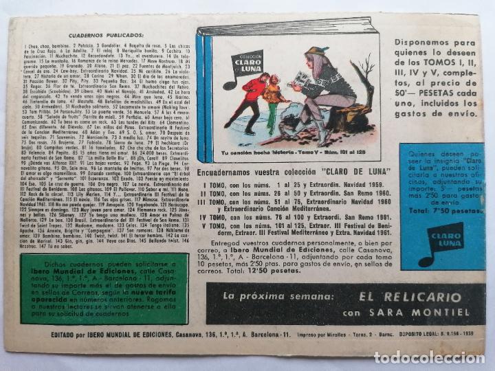 Tebeos: COLECCION CLARO DE LUNA N&ordm; 148 - Foto 2