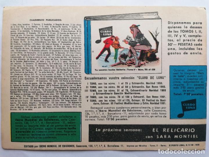Tebeos: COLECCION CLARO DE LUNA N&ordm; 148 - Foto 2