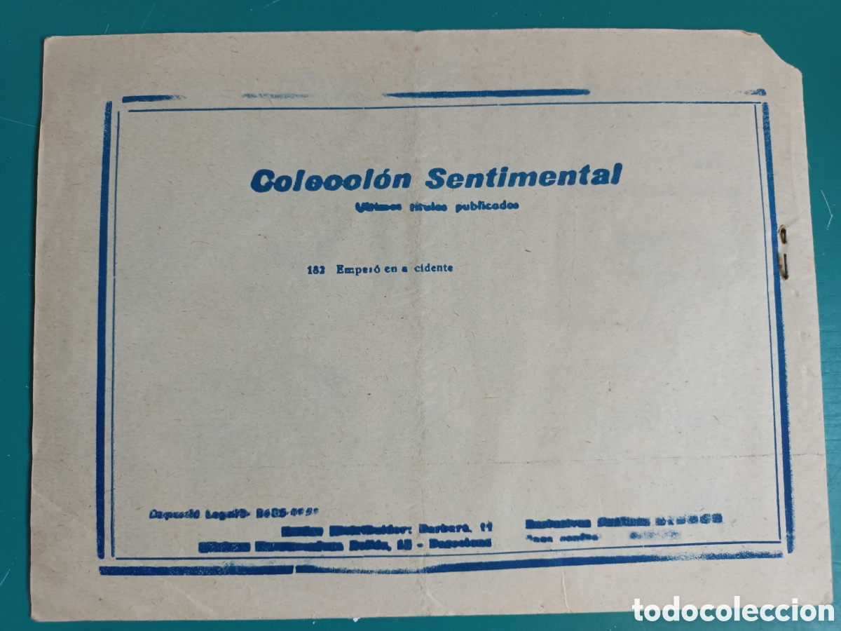 Tebeos: Colecci&oacute;n Sentimental N&deg; 182 EMPEZO EN ACCIDENTE... 1959 - Foto 5