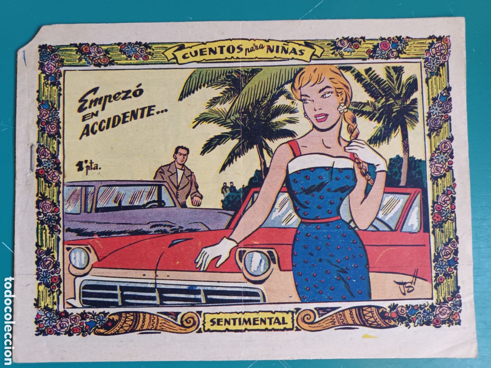 Tebeos: Colecci&oacute;n Sentimental N&deg; 182 EMPEZO EN ACCIDENTE... 1959 - Foto 1