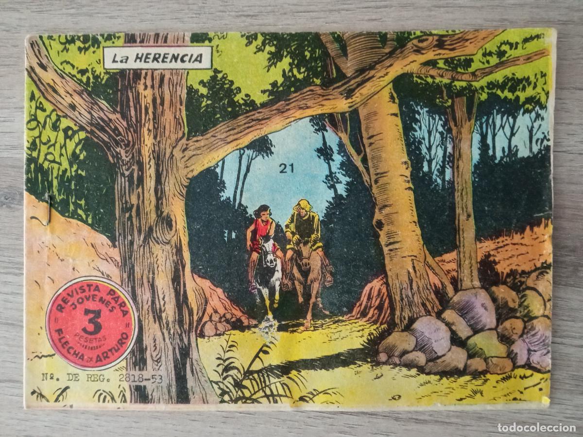 Tebeos: FLECHA Y ARTURO N&ordm; 21, DE 3 PESETAS - Foto 1