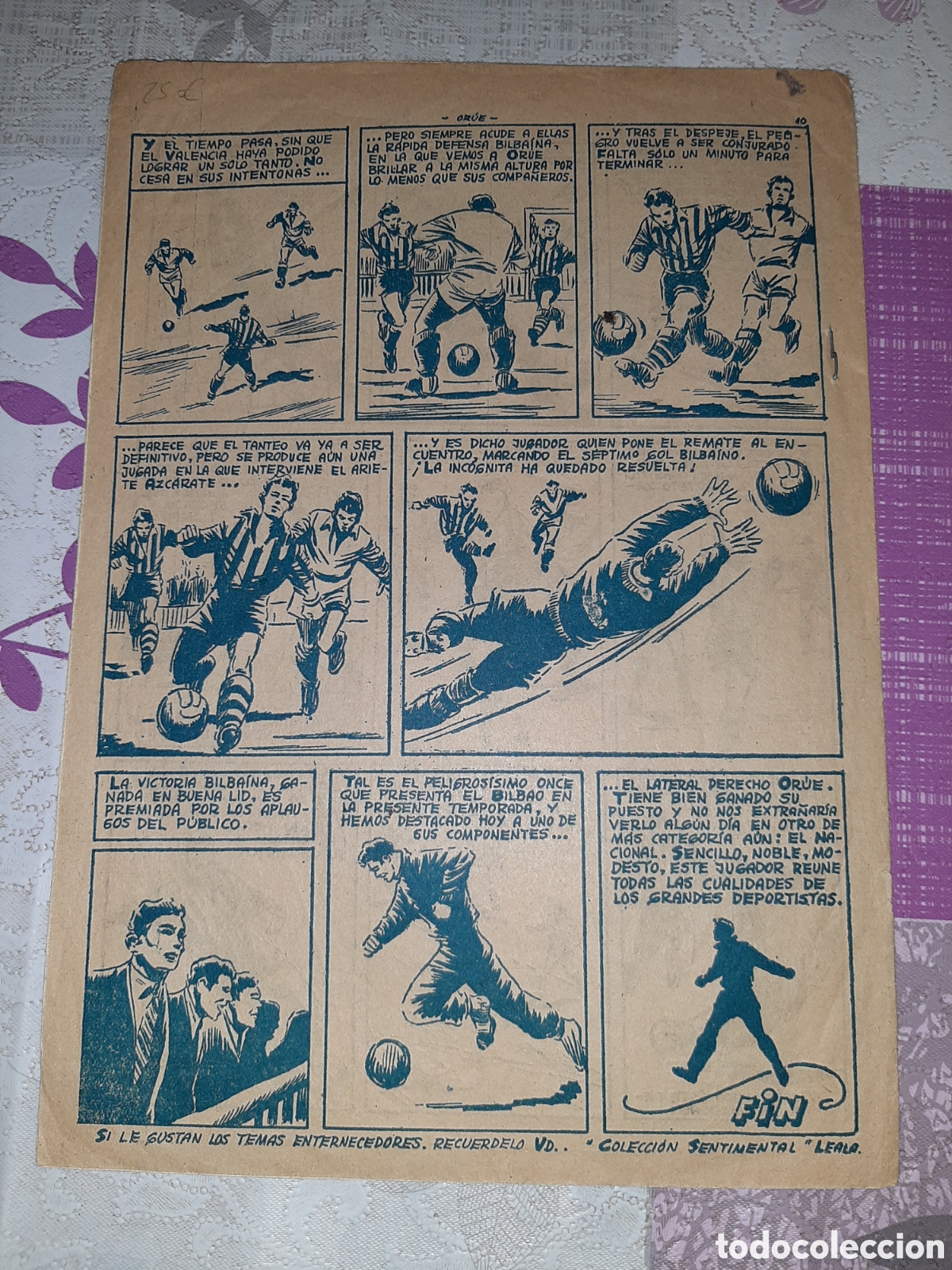 Tebeos: Ases del Deporte, Orue - Foto 3