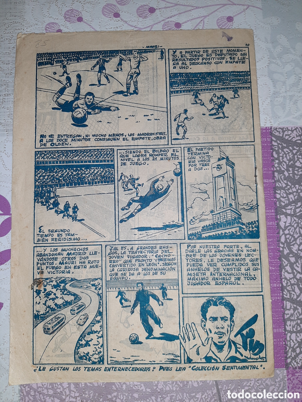 Tebeos: Ases del deporte, Mauri - Foto 2
