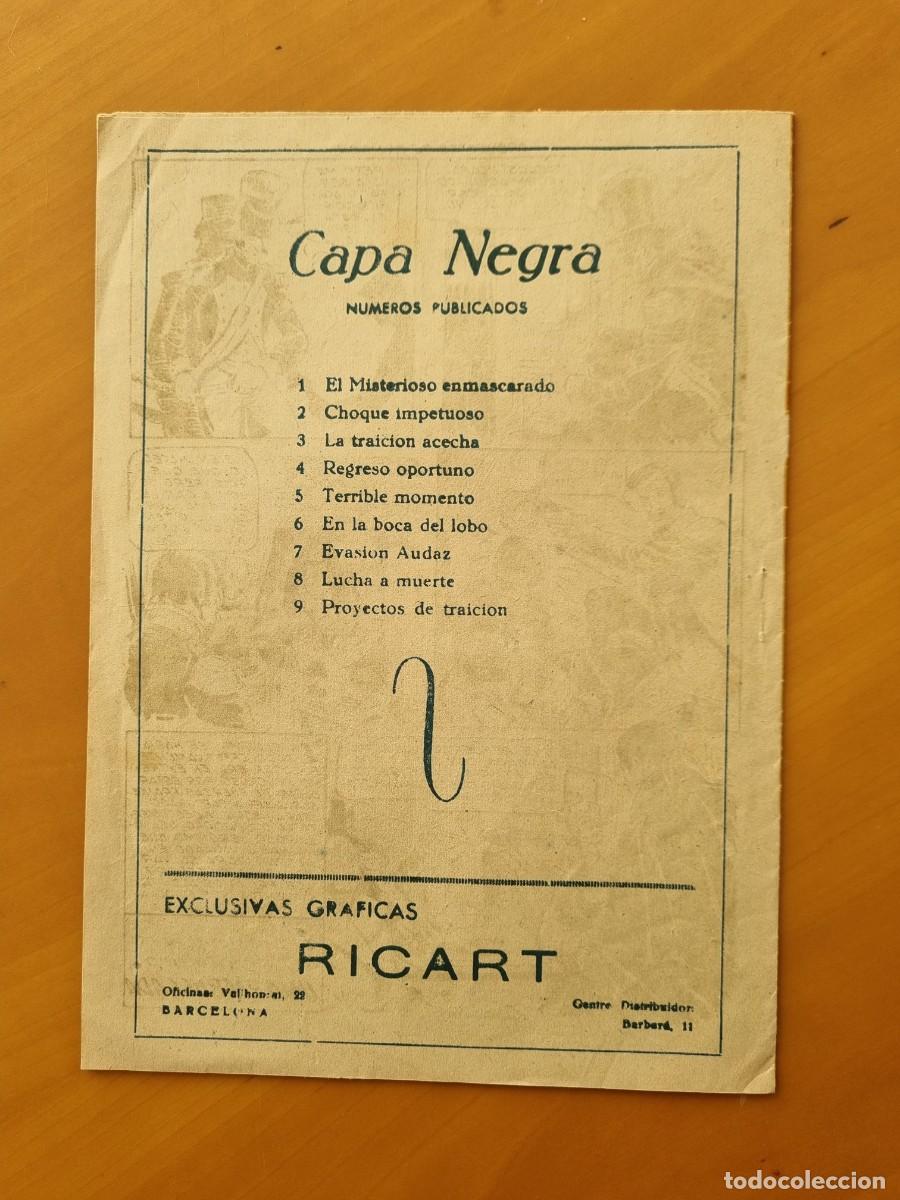 Tebeos: CAPA NEGRA n&deg; 9 (Ricart) - Foto 2