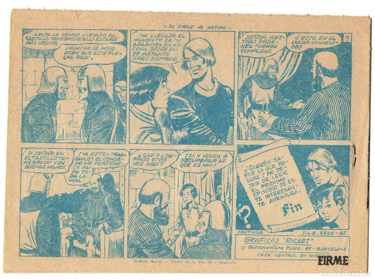 Tebeos: FLECHA y ARTURO n&ordm; 7 (Ricart 1966) - Foto 2