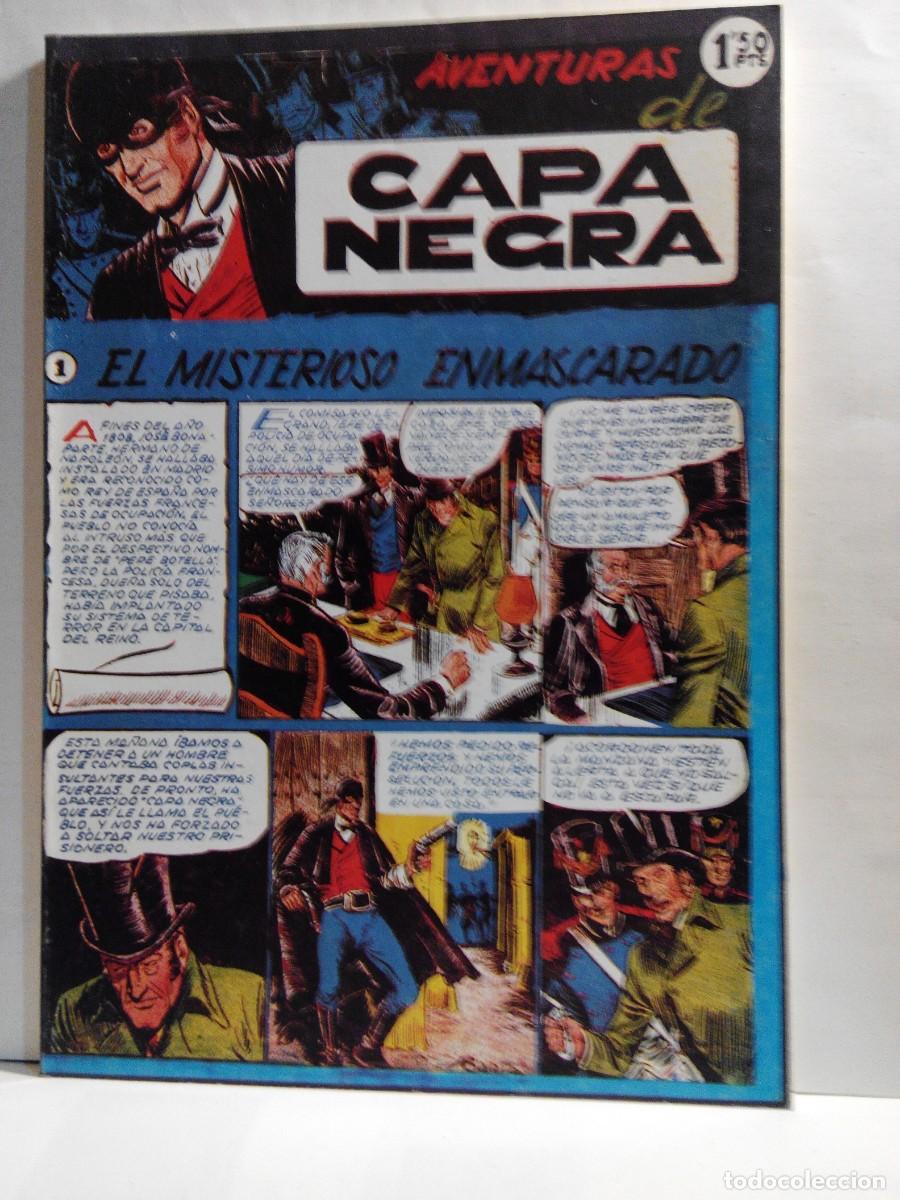 Tebeos: LOTE DE 2 TOMOS DE &rdquo;LAS AVENTURAS DE LA CAPA NEGRA&rdquo; - Foto 2