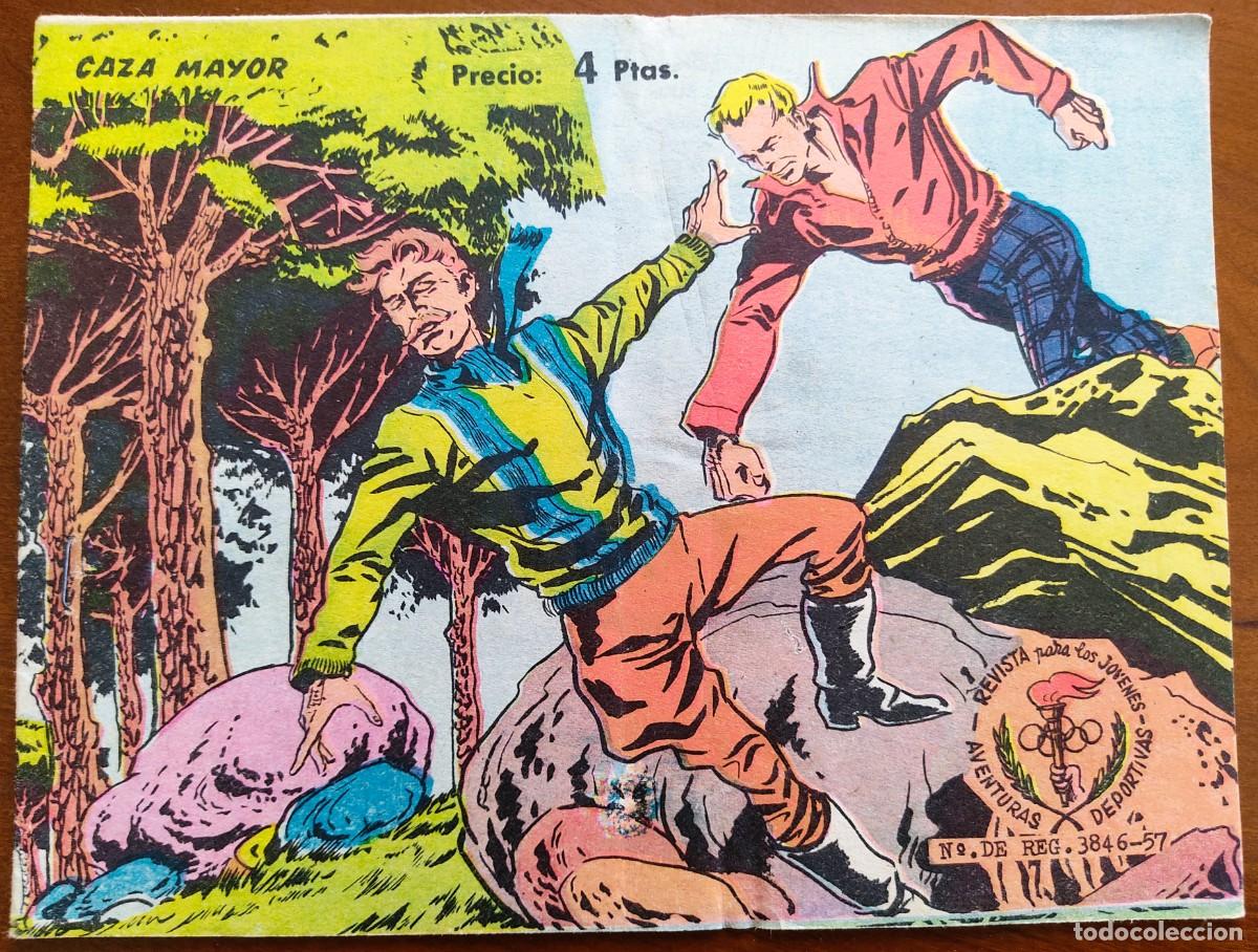 Tebeos: AVENTURAS DEPORTIVAS N&ordm; 9 - CAZA MAYOR - EDITORIAL RICART - ORIGINAL DE LA &Eacute;POCA