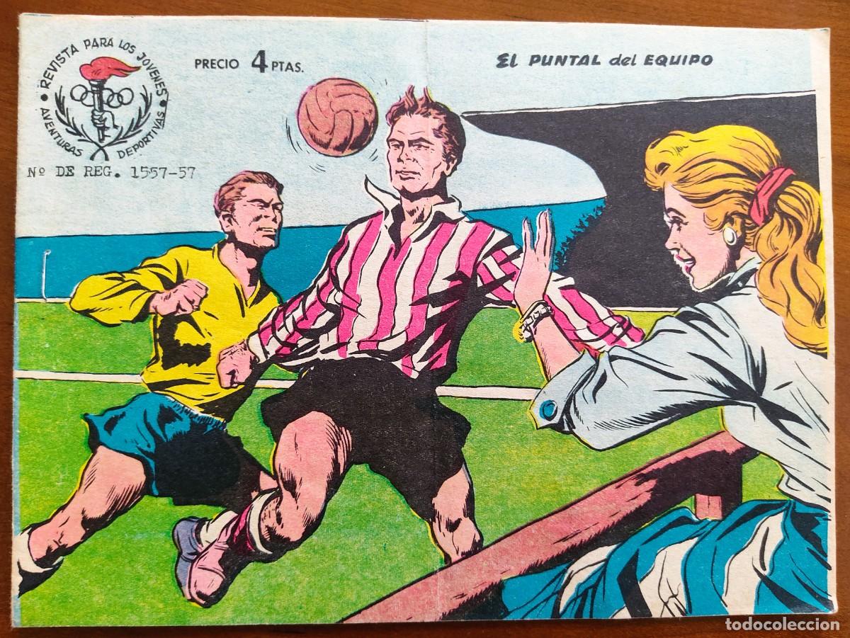 Tebeos: AVENTURAS DEPORTIVAS N&ordm; 3 - EL PUNTAL DEL EQUIPO - EDITORIAL RICART - ORIGINAL DE LA &Eacute;POCA