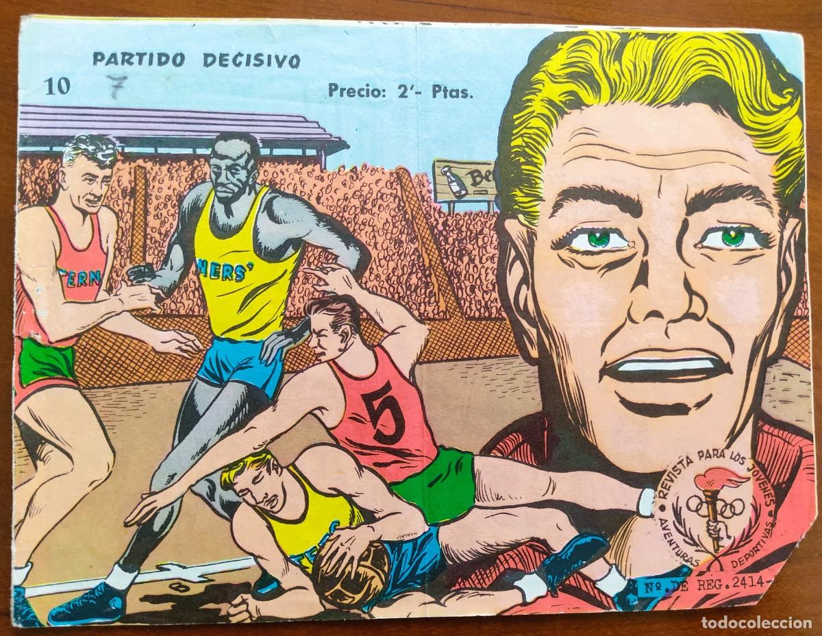 Tebeos: AVENTURAS DEPORTIVAS N&ordm; 10 - PARTIDO DECISIVO - EDITORIAL RICART - ORIGINAL DE LA &Eacute;POCA