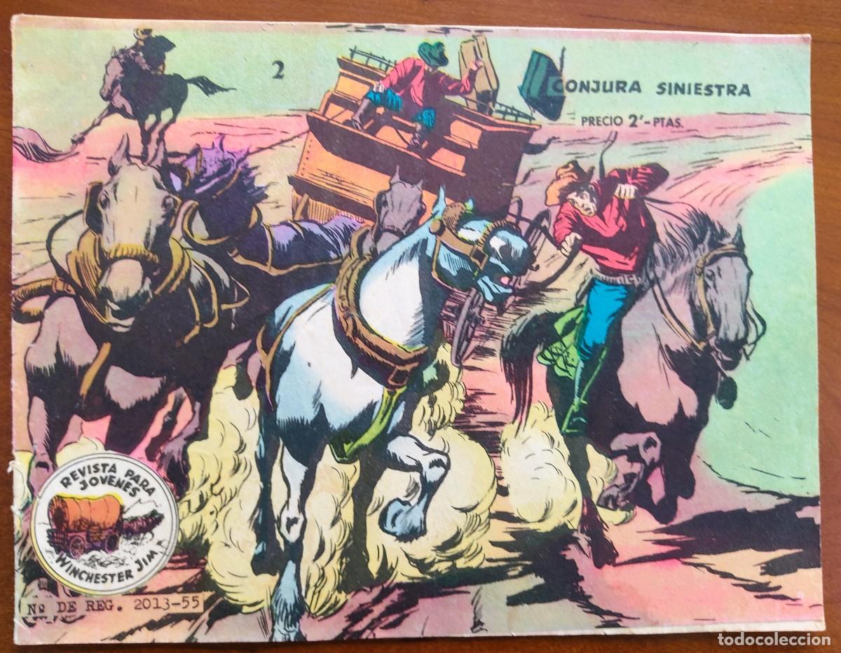 Tebeos: WINCHESTER JIM N&ordm; 2 - CONJURA SINIESTRA - EDITORIAL RICART - ORIGINAL DE LA &Eacute;POCA