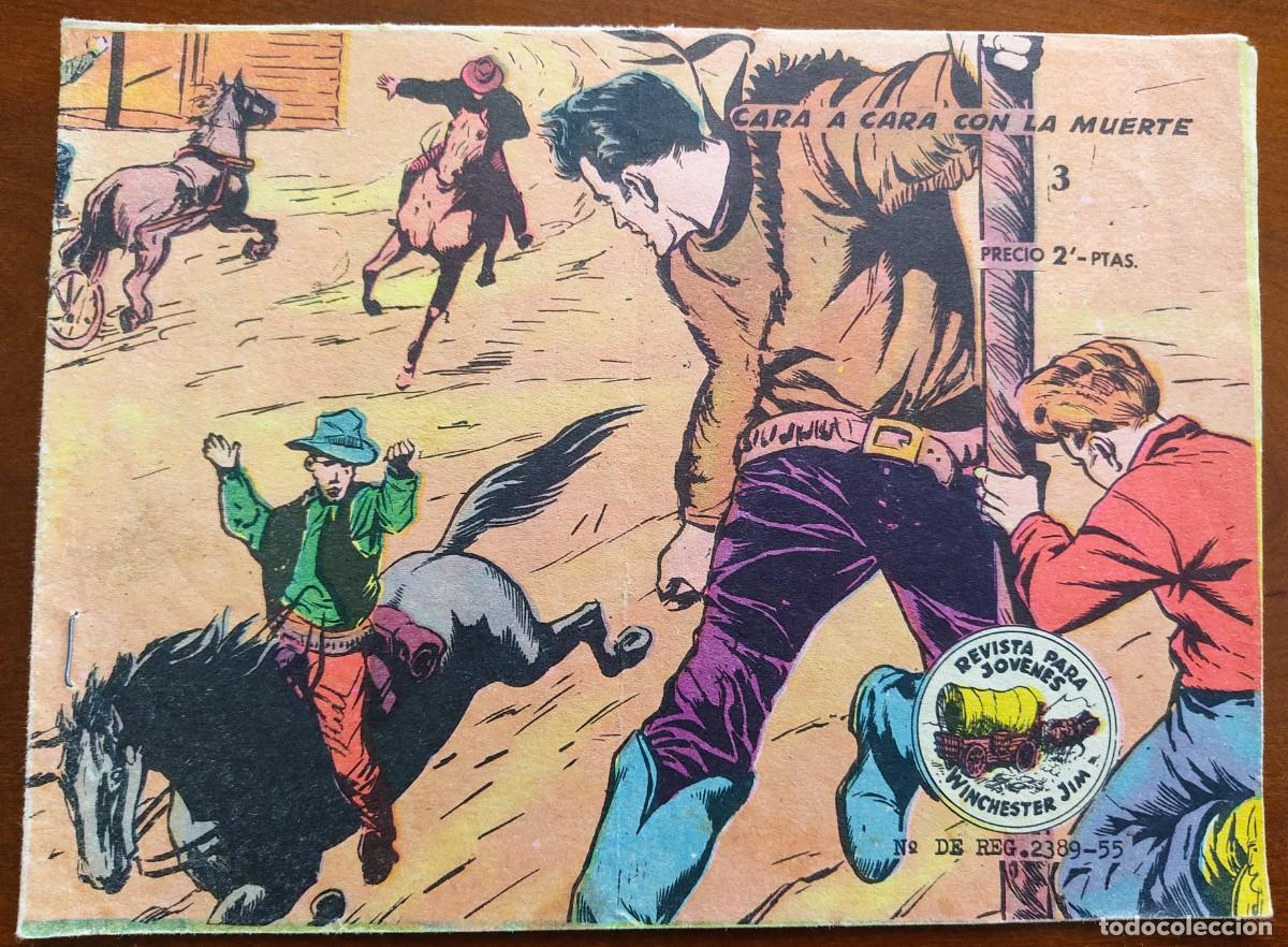 Tebeos: WINCHESTER JIM N&ordm; 3 - CARA A CARA CON LA MUERTE - EDITORIAL RICART - ORIGINAL DE LA &Eacute;POCA