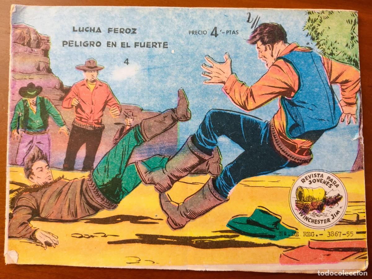 Tebeos: WINCHESTER JIM N&ordm; 4 - LUCHA FEROZ - EDITORIAL RICART - ORIGINAL DE LA &Eacute;POCA
