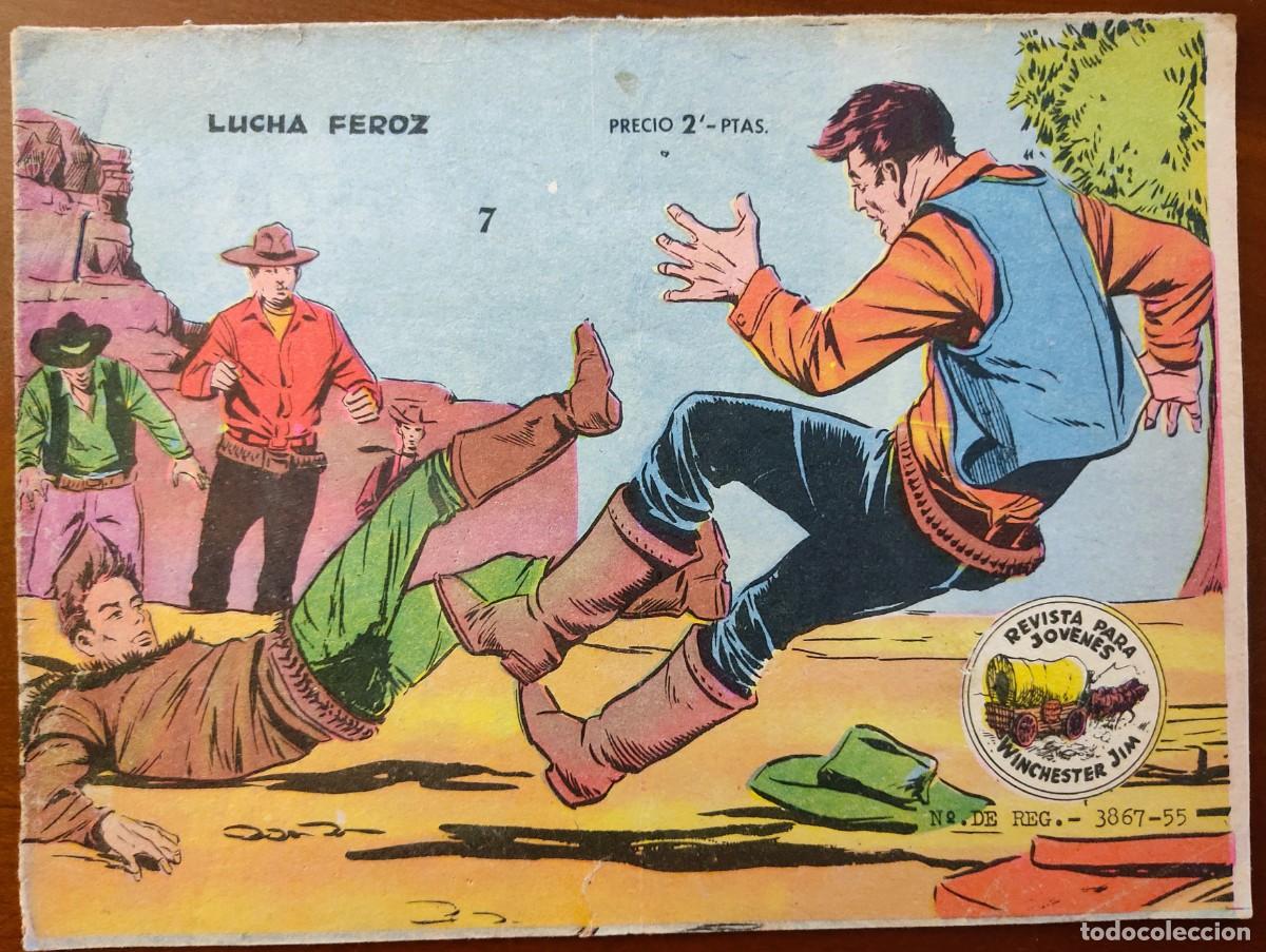 Tebeos: WINCHESTER JIM N&ordm; 7 - LUCHA FEROZ - EDITORIAL RICART - ORIGINAL DE LA &Eacute;POCA