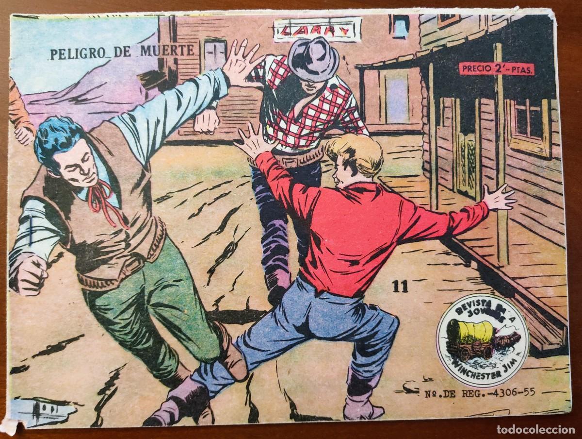 Livros de Banda Desenhada: WINCHESTER JIM N&ordm; 11 - PELIGRO DE MUERTE - EDITORIAL RICART - ORIGINAL DE LA &Eacute;POCA
