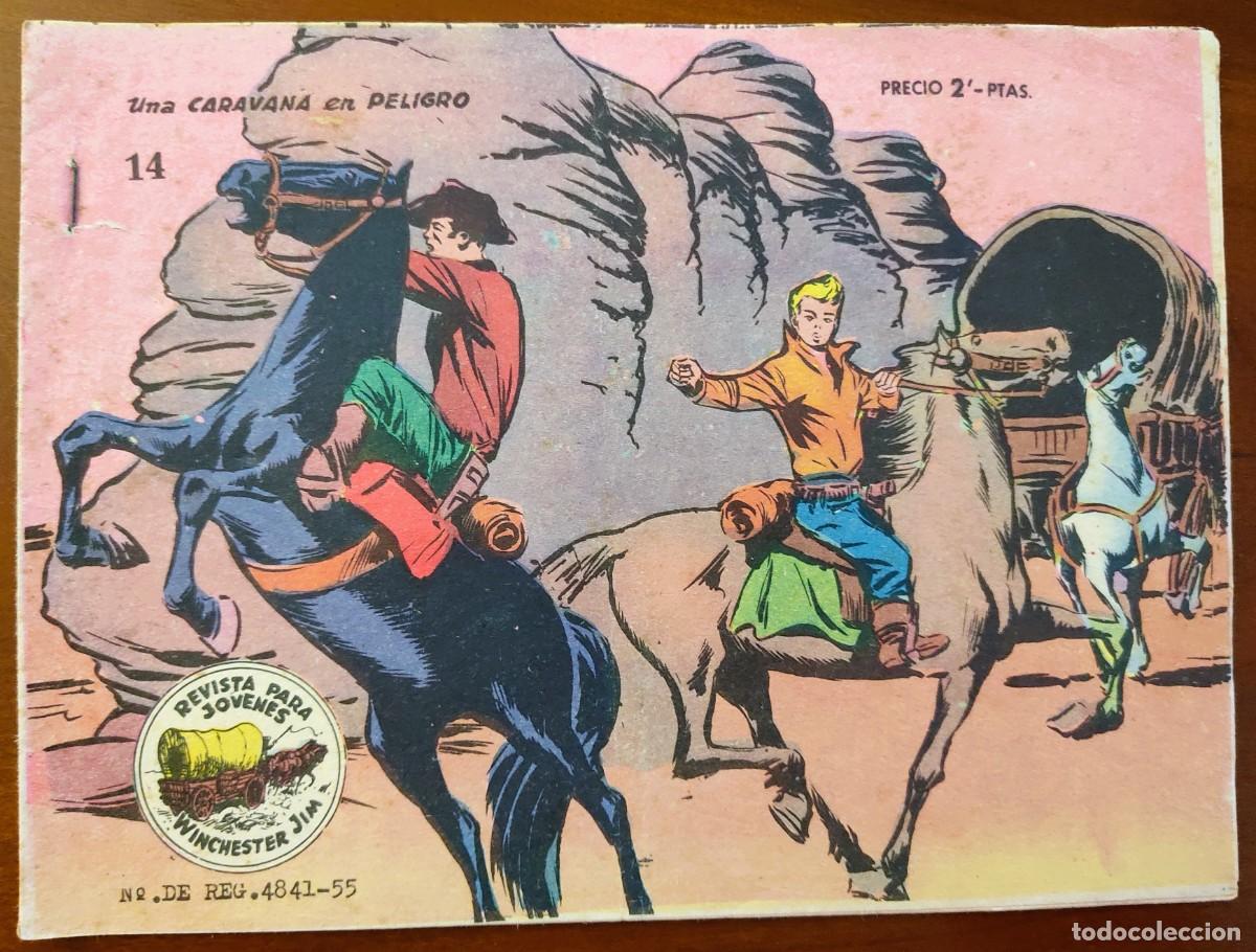 Livros de Banda Desenhada: WINCHESTER JIM N&ordm; 14 - UNA CARAVANA EN PELIGRO - EDITORIAL RICART - ORIGINAL DE LA &Eacute;POCA