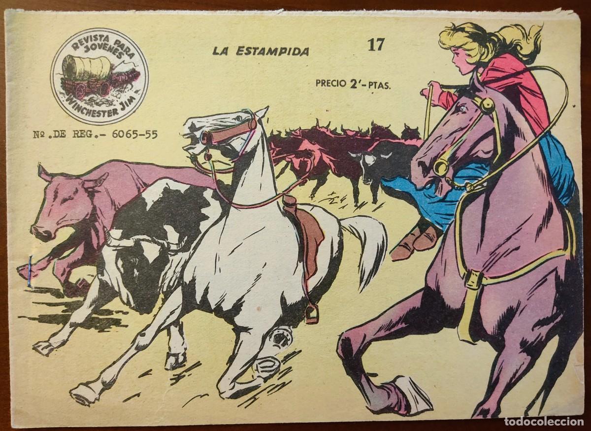 Livros de Banda Desenhada: WINCHESTER JIM N&ordm; 17 - LA ESTAMPIDA - EDITORIAL RICART - ORIGINAL DE LA &Eacute;POCA