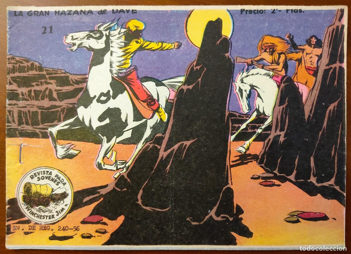 Livros de Banda Desenhada: WINCHESTER JIM N&ordm; 21 - LA GRAN HAZA&Ntilde;A DE DAVE - EDITORIAL RICART - ORIGINAL DE LA &Eacute;POCA