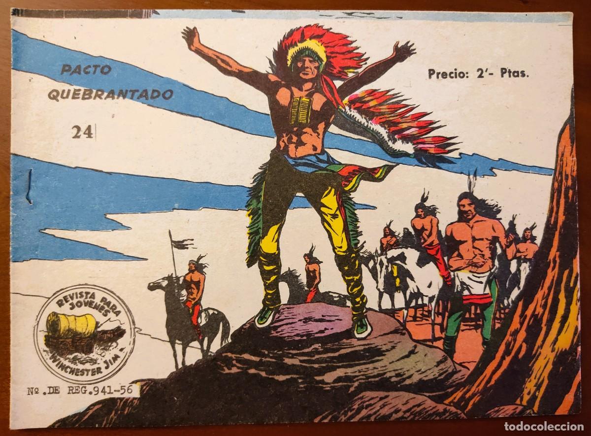 Livros de Banda Desenhada: WINCHESTER JIM N&ordm; 24 - PACTO QUEBRANTADO - EDITORIAL RICART - ORIGINAL DE LA &Eacute;POCA