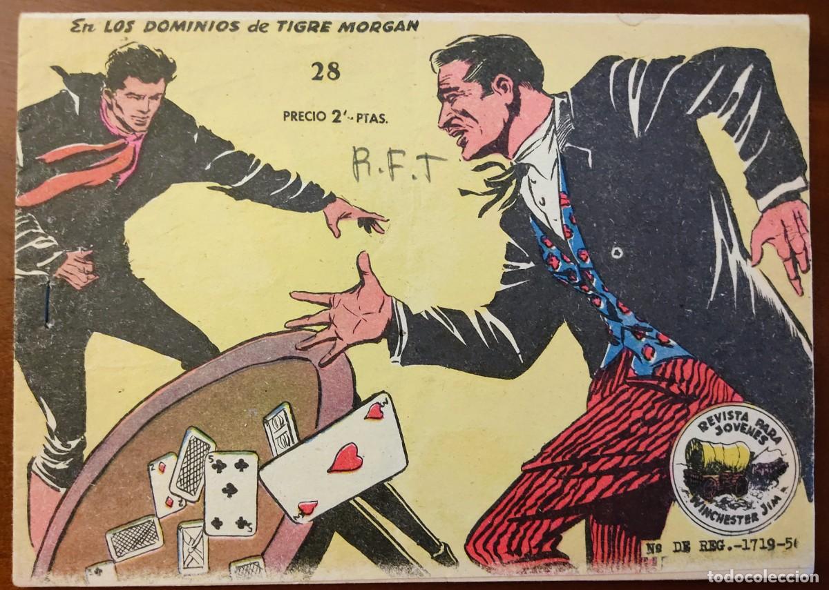 Livros de Banda Desenhada: WINCHESTER JIM N&ordm; 28 - EN LOS DOMINIOS DE TIGRE MORGAN - EDITORIAL RICART - ORIGINAL DE LA &Eacute;POCA