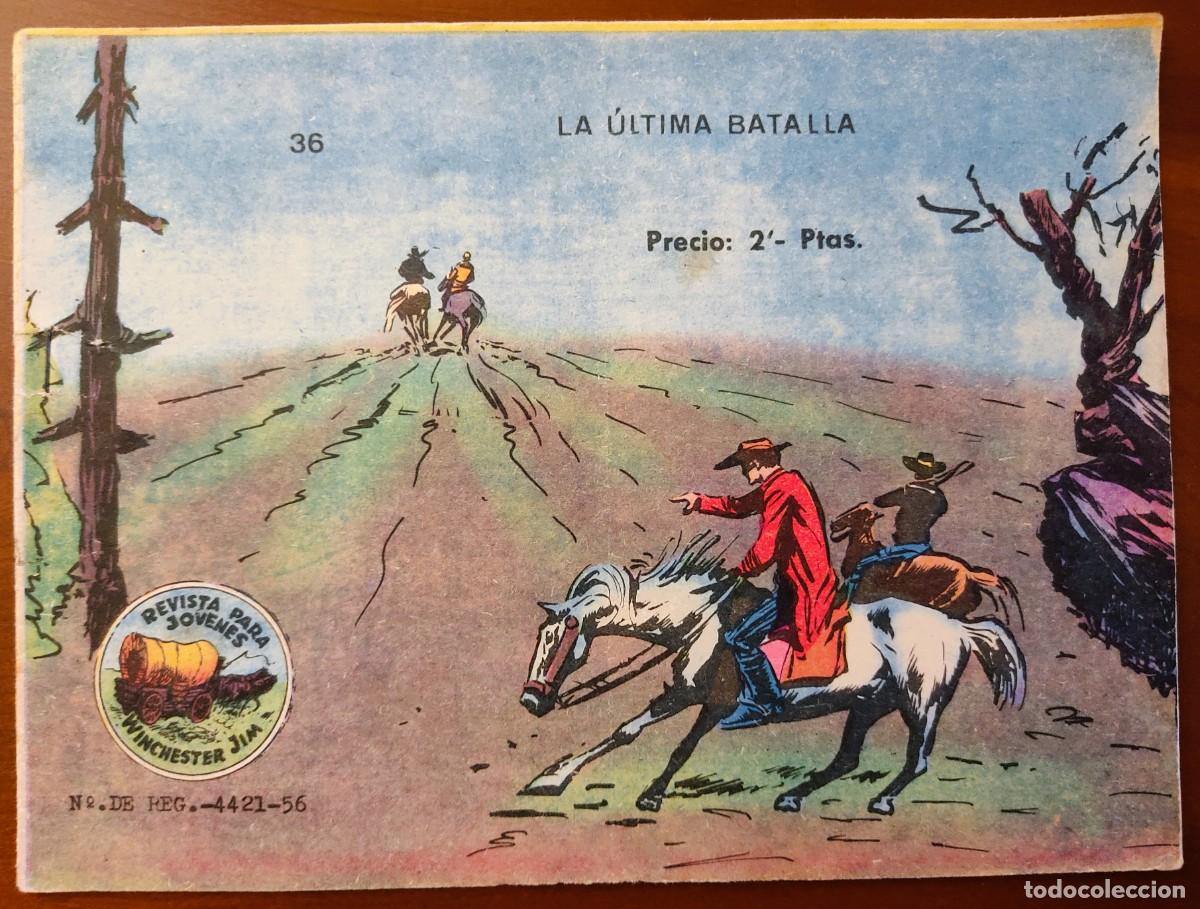 Livros de Banda Desenhada: WINCHESTER JIM N&ordm; 36 - LA &Uacute;LTIMA BATALLA - EDITORIAL RICART - ORIGINAL DE LA &Eacute;POCA