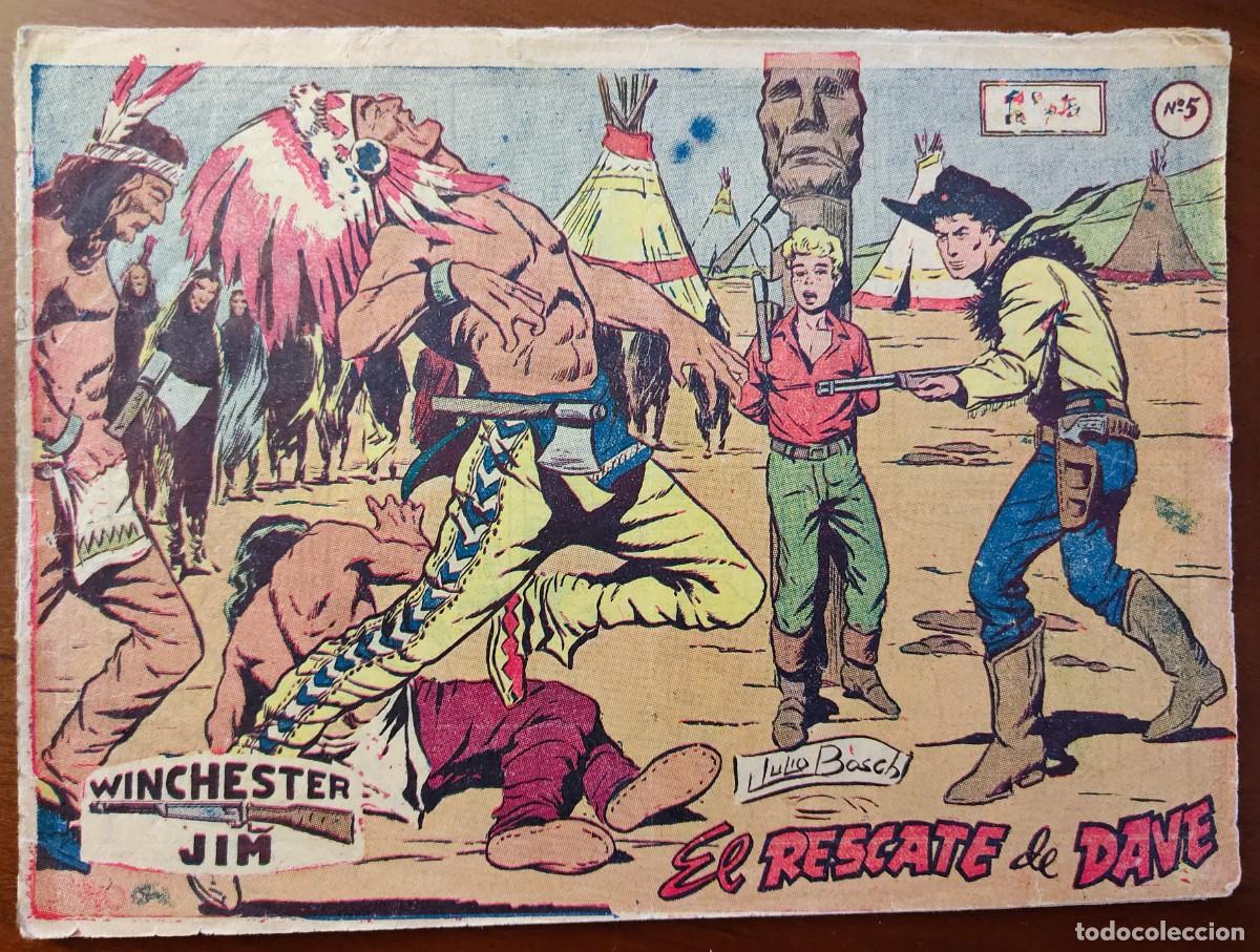 Livros de Banda Desenhada: WINCHESTER JIM N&ordm; 5 - EL RESCATE DE DAVE - EDITORIAL RICART - ORIGINAL DE LA &Eacute;POCA
