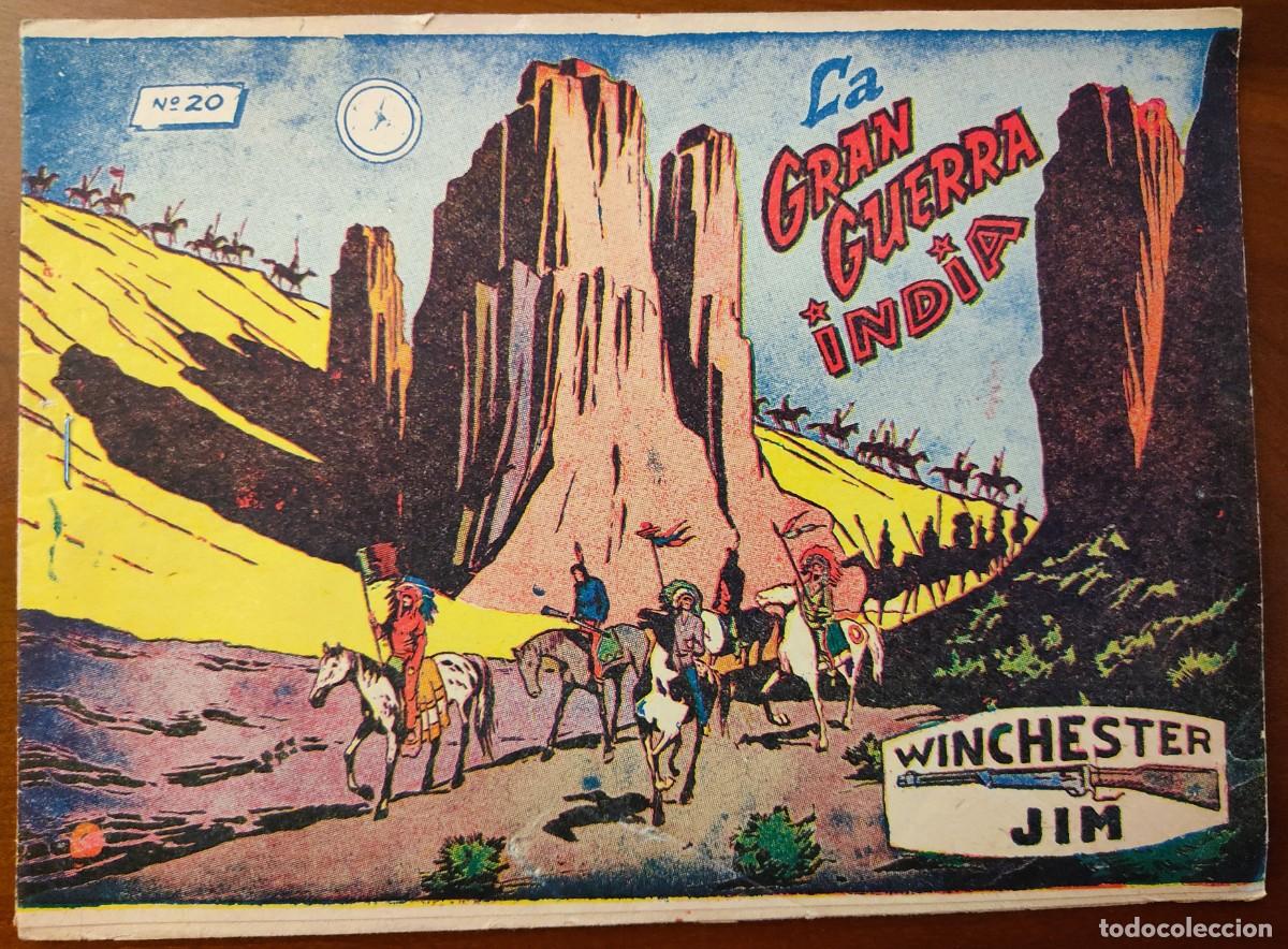 Livros de Banda Desenhada: WINCHESTER JIM N&ordm; 20 - LA GRAN GUERRA INDIA - EDITORIAL RICART - ORIGINAL DE LA &Eacute;POCA