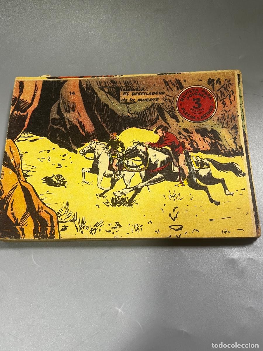 Tebeos: FLECHA Y ARTURO. REVISTA PARA J&Oacute;VENES. EL DESFILADERO DE LA MUERTE.