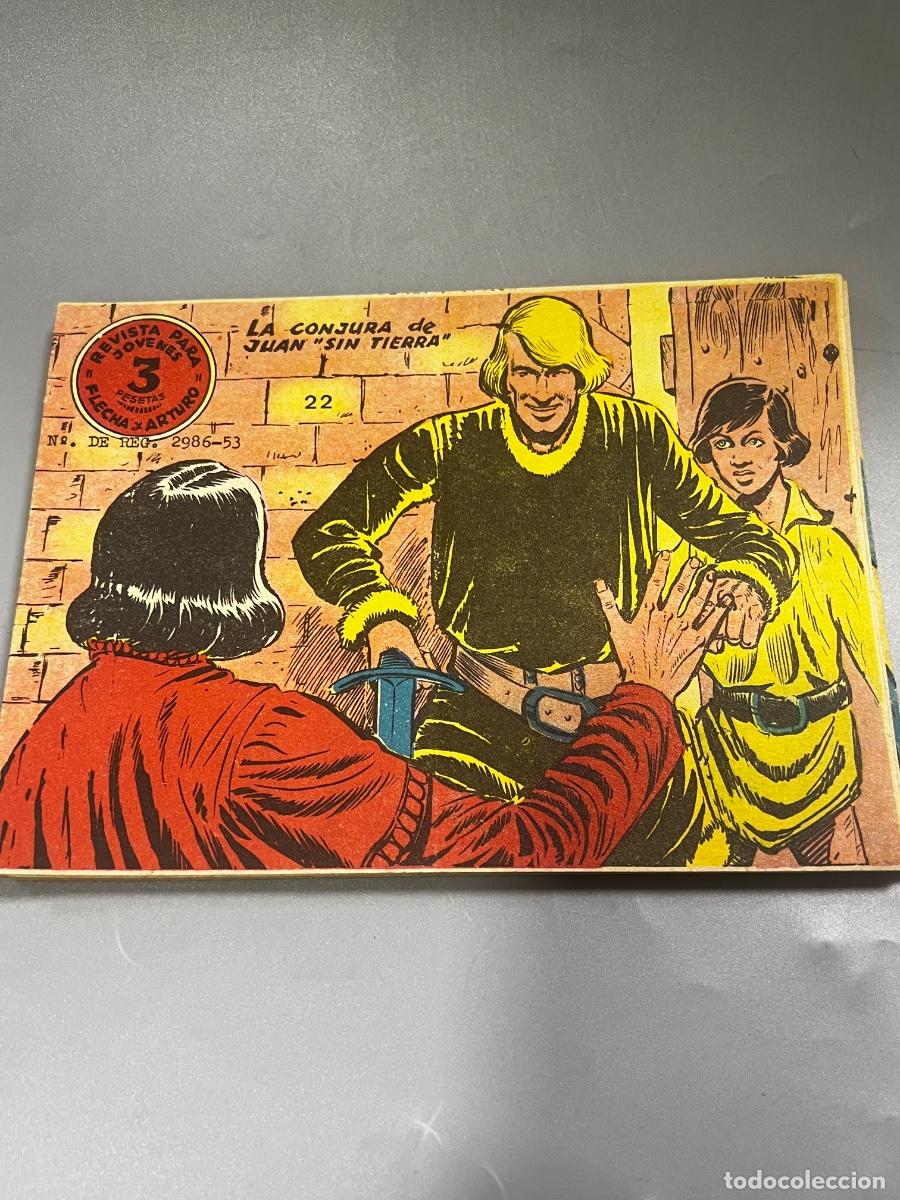 Tebeos: FLECHA Y ARTURO. REVISTA PARA J&Oacute;VENES. LA CONJURA DE JUAN SIN TIERRA.