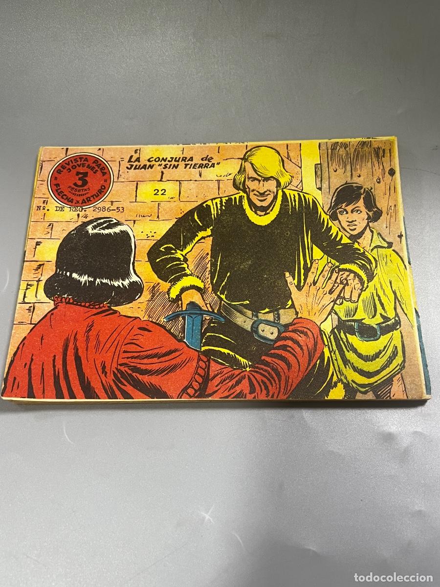 Tebeos: FLECHA Y ARTURO. REVISTA PARA J&Oacute;VENES. LA CONJURA DE JUAN SIN TIERRA.