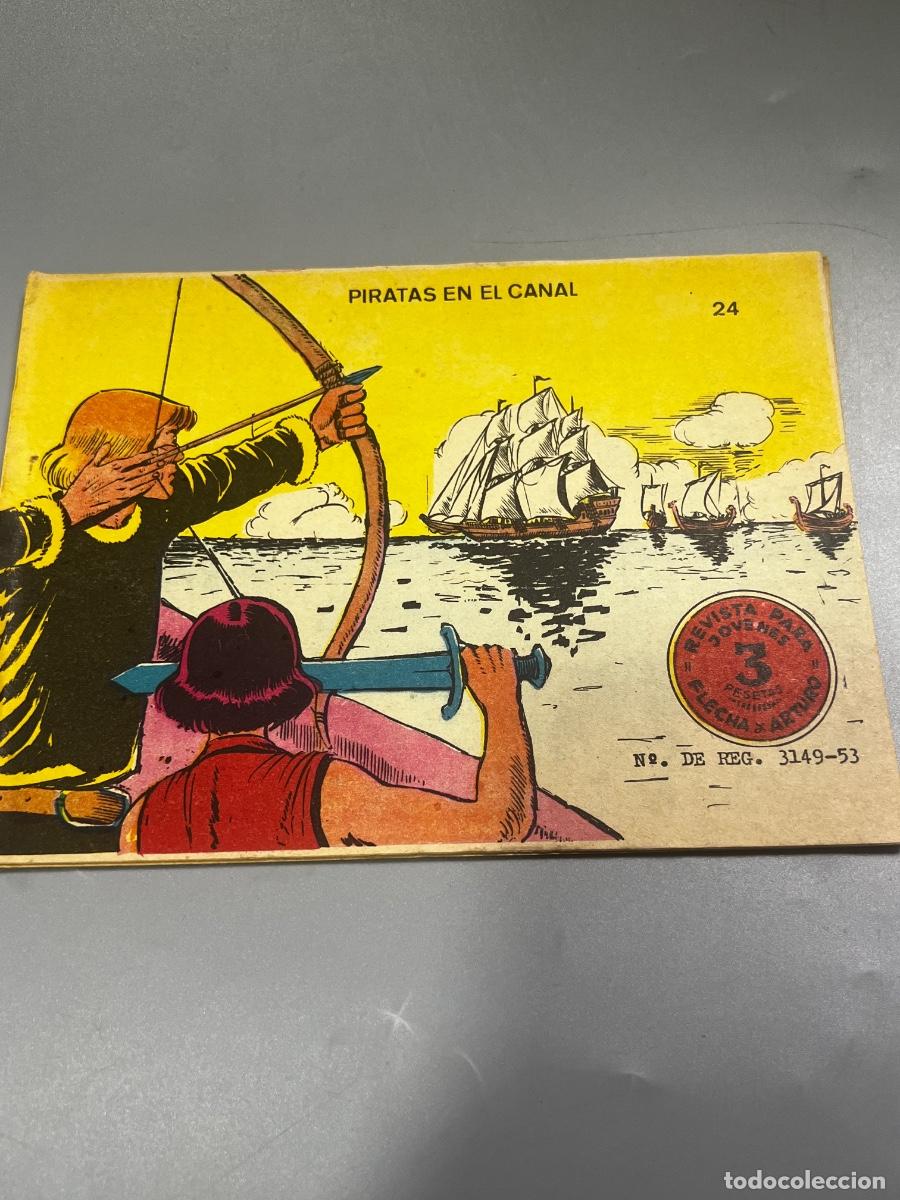 Tebeos: FLECHA Y ARTURO. REVISTA PARA J&Oacute;VENES. PIRATAS EN EL CANAL.