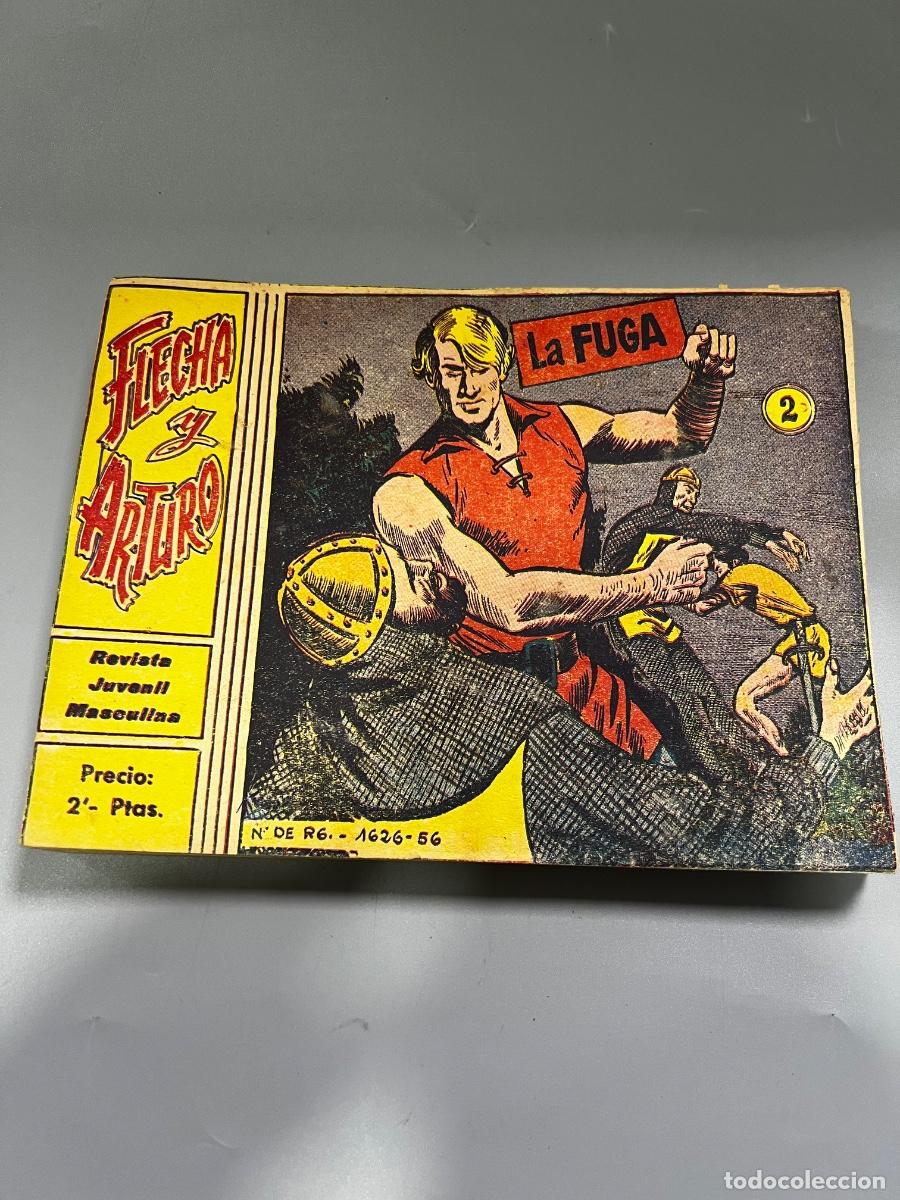 Comics: FLECHA Y ARTURO. REVISTA JUVENIL MASCULINA. LA FUGA.