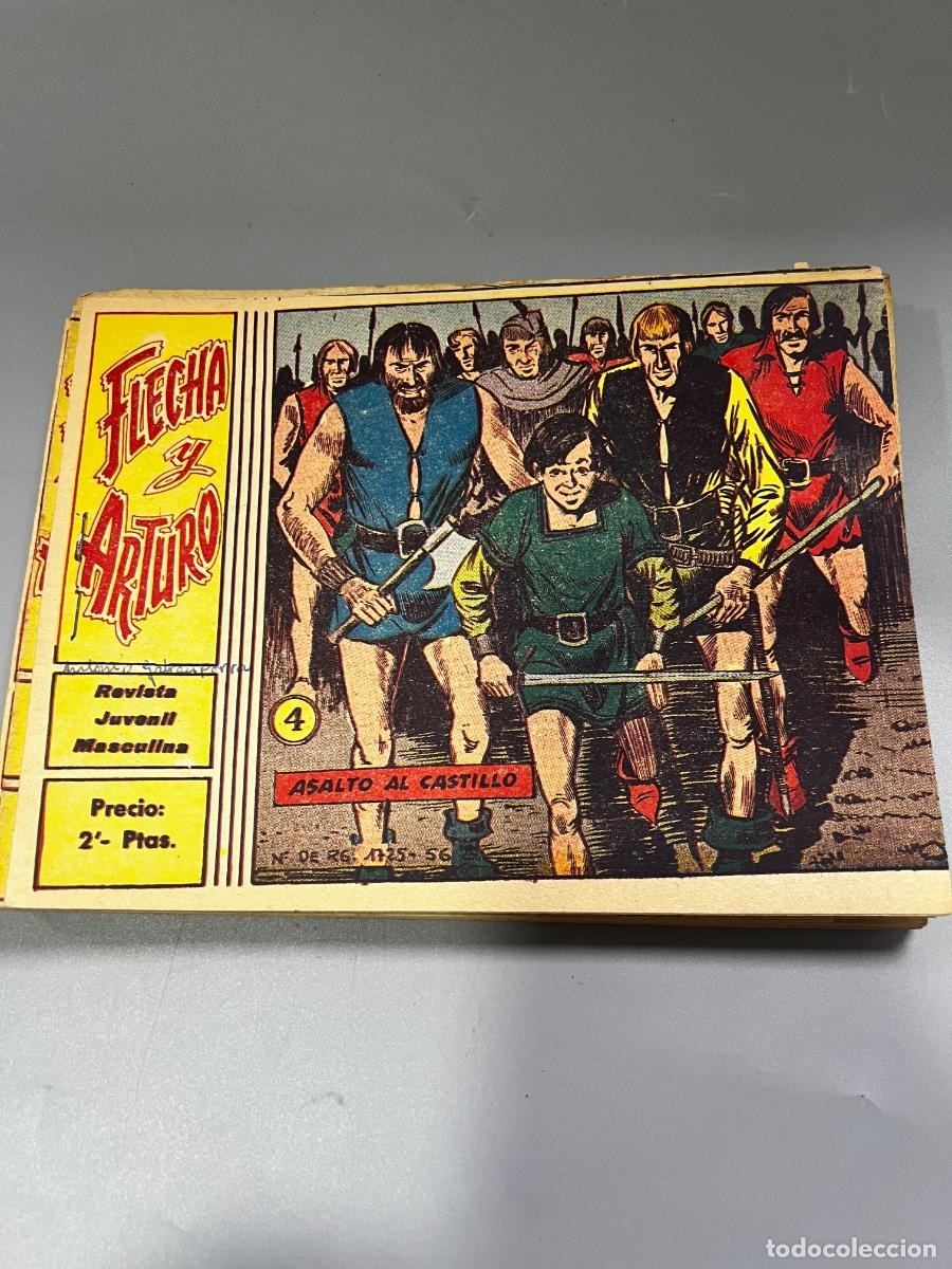 Tebeos: FLECHA Y ARTURO. REVISTA JUVENIL MASCULINA. ASALTO AL CASTILLO.