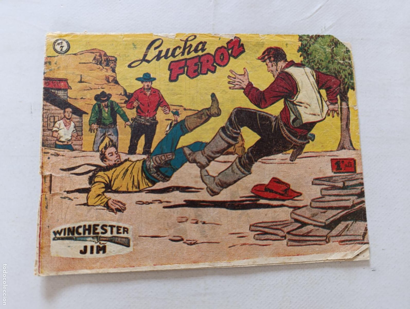 Livros de Banda Desenhada: WINCHESTER JIM N&ordm; 7 - LUCHA FEROZ - ORIGINAL - RICART (HV)