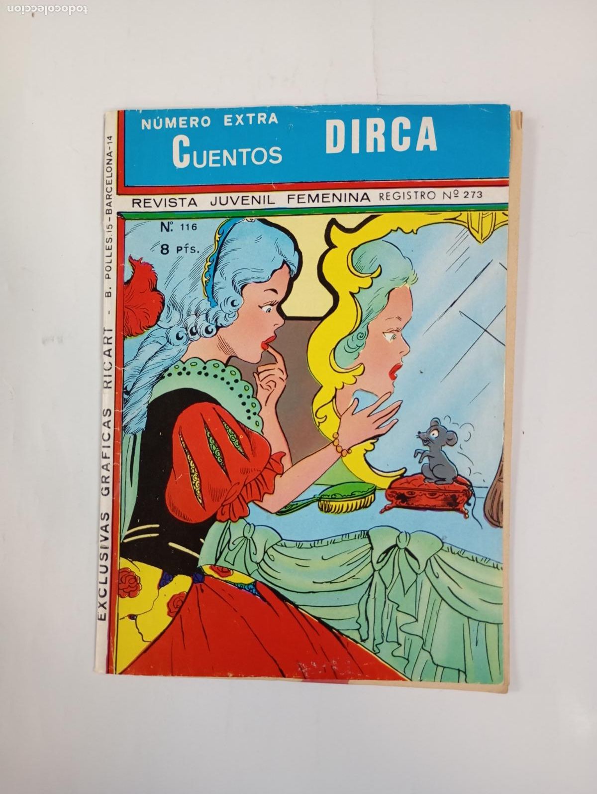 Tebeos: N&Uacute;MERO EXTRA CUENTOS DIRCA N&ordm; 116. REVISTA JUVENIL FEMINA. RICART. TDKR94