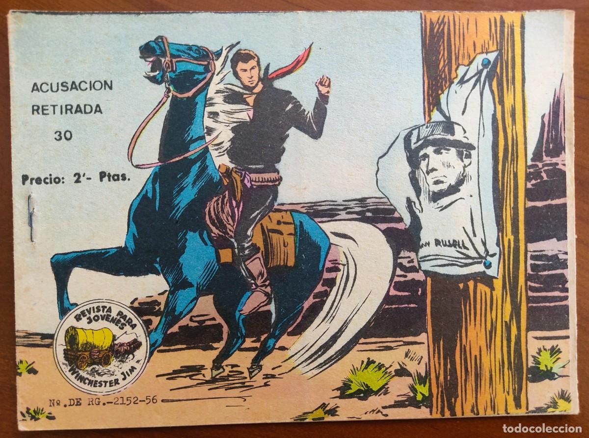 Tebeos: WINCHESTER JIM N&ordm; 30 REVISTA PARA J&Oacute;VENES - RICART - ORIGINAL DE &Eacute;POCA